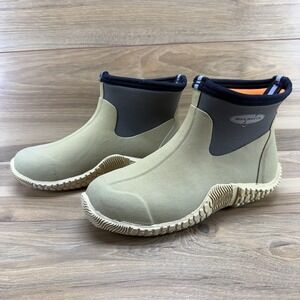 MUCK Boots Oatmeal Short Womens 8.5 Mens 7.5 Wateproof Insulated